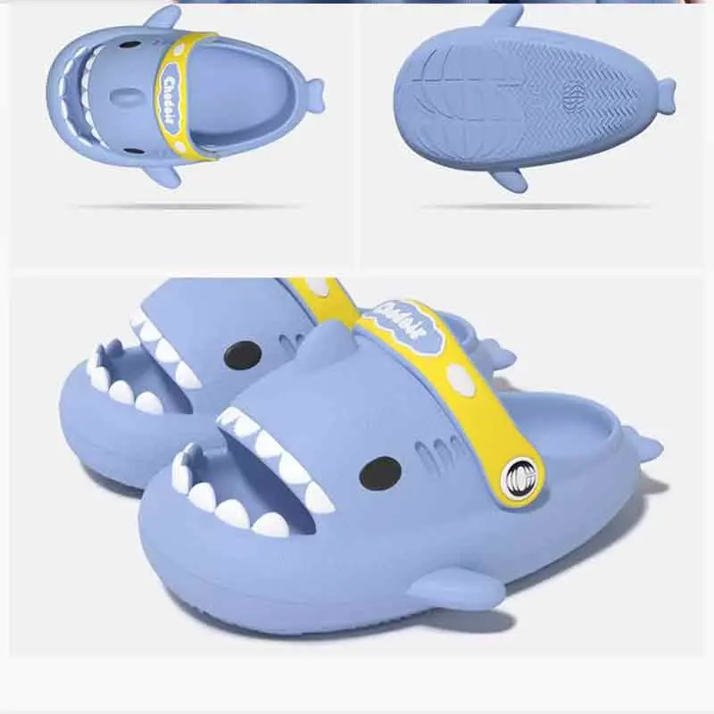 Children's Sandals Shark  Summer Boys & Girls 2025 New Cartoon Anti-Slip Toddler Baby Breathable