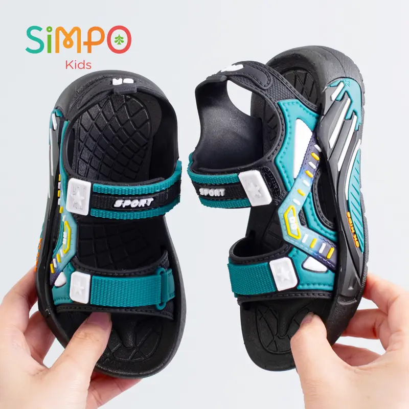 Sports Style Sandals For Students Boys & Girls Soft Bottom Casual Beach Shoes Kids‘ Toddler Sandals Summer