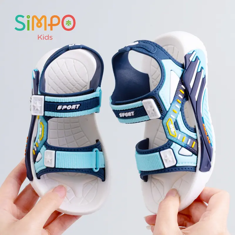 Sports Style Sandals For Students Boys & Girls Soft Bottom Casual Beach Shoes Kids‘ Toddler Sandals Summer
