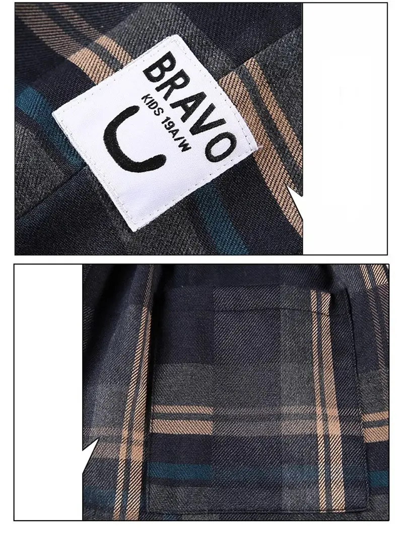 Boys Casual Plaid Pants Spring Autumn Girls Drawstring Kids Trend Trousers Fashion Teen Sport Thin Pants 4-12 Years