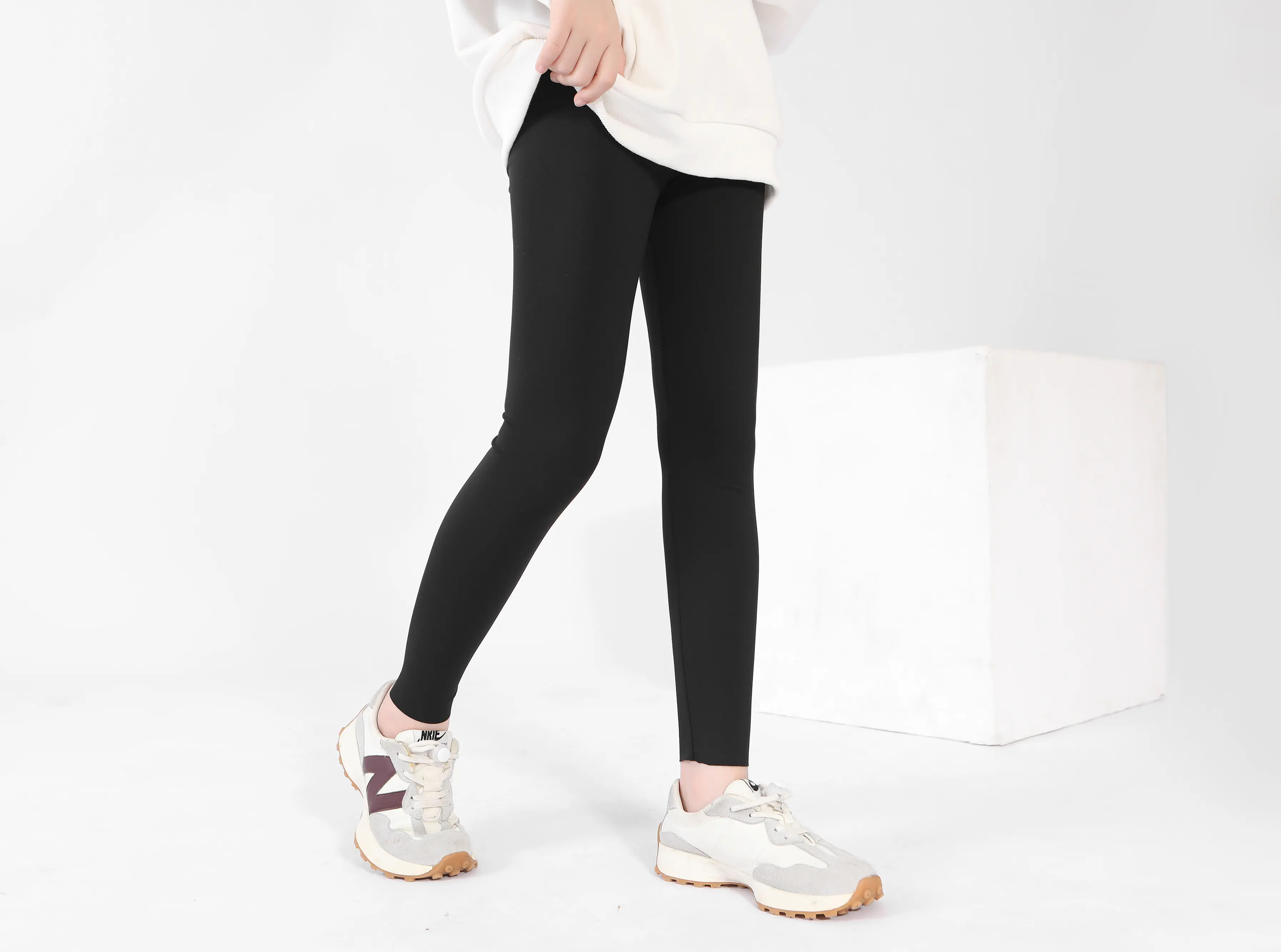 Girls Shark Pants Spring And Autumn Thin Section Baby Wear Casual Cut Sports Pants 4-12 Years Old Children's Elastic Dance Pants