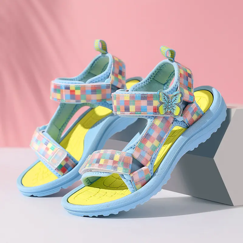 Summer Children Sandals Baby Girls Toddler Soft Non-Slip Shoes Baby Cute Pearl Princess Dance Kids