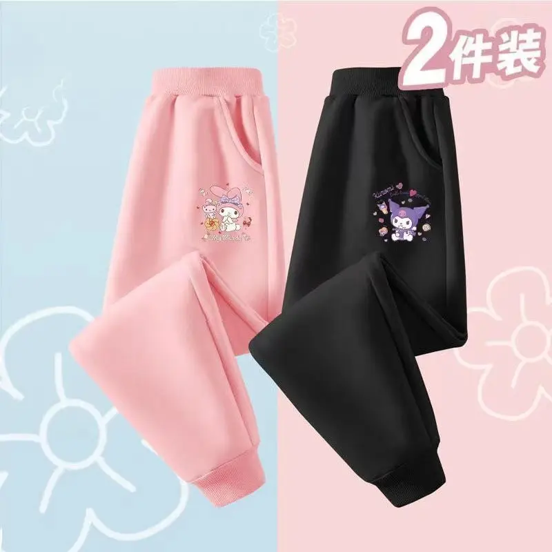 2 Pieces\Set Autumn Boy Clothes Casual Children Girls Cartoon Print Pants Kid  Sports Bottom Kid Fashion Tracksuits