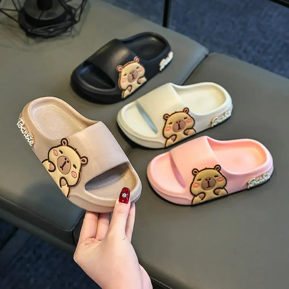 Children Home Slippers Cute Cartoon Boys Girls Slides 2-16 Years Old Non Slip Soft Soled EVA Bathroom Shoes Beach Sandals