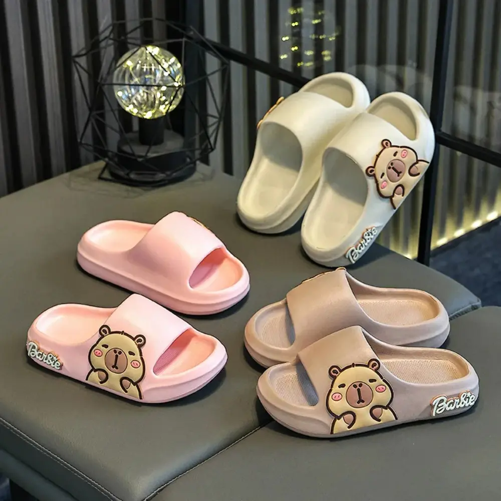 Children Home Slippers Cute Cartoon Boys Girls Slides 2-16 Years Old Non Slip Soft Soled EVA Bathroom Shoes Beach Sandals