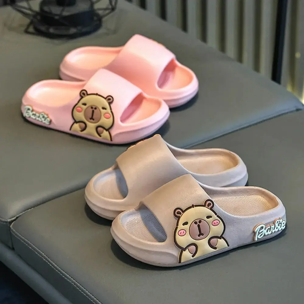 Children Home Slippers Cute Cartoon Boys Girls Slides 2-16 Years Old Non Slip Soft Soled EVA Bathroom Shoes Beach Sandals