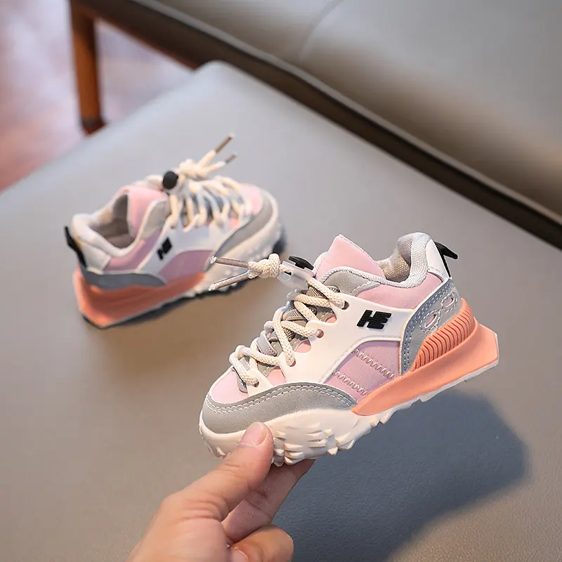 Kids Sports Shoes Baby Boys Mesh Breathable Outdoor Shoes Toddler Girls Casual Running Shoes Children Sneakers 21-36