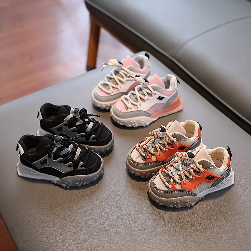Kids Sports Shoes Baby Boys Mesh Breathable Outdoor Shoes Toddler Girls Casual Running Shoes Children Sneakers 21-36