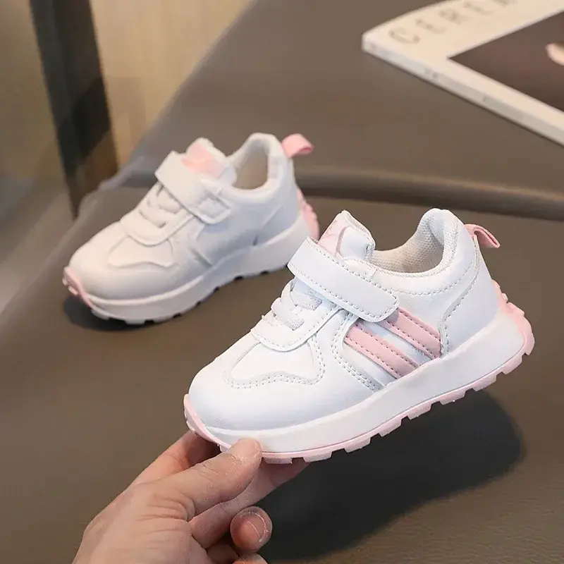 Children's Sports Shoes Toddler Breathable Non Slip Comfort Sneakers Lightweight Hook and Loop Soft Sole Running Casual Shoes