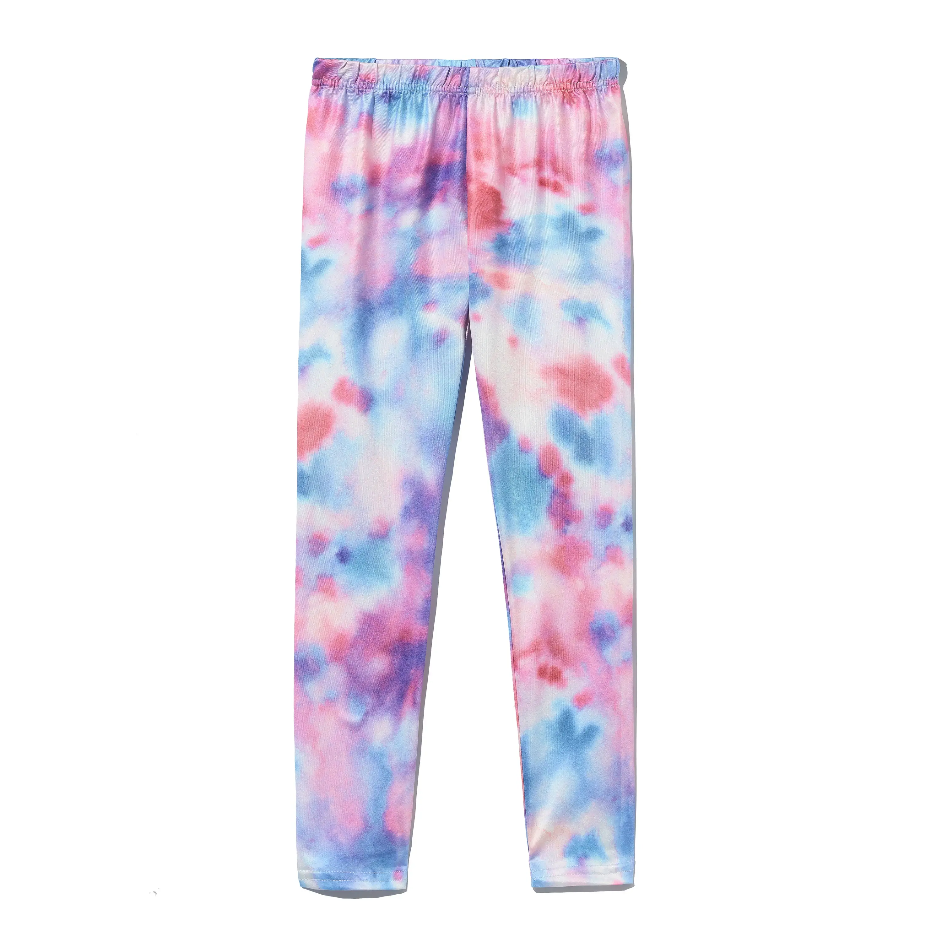 SLAIXIU Casual Girls Leggings Stretchy Printing Kids Pants Athletic Trousers for 4-12 Years Girl (1pcs)