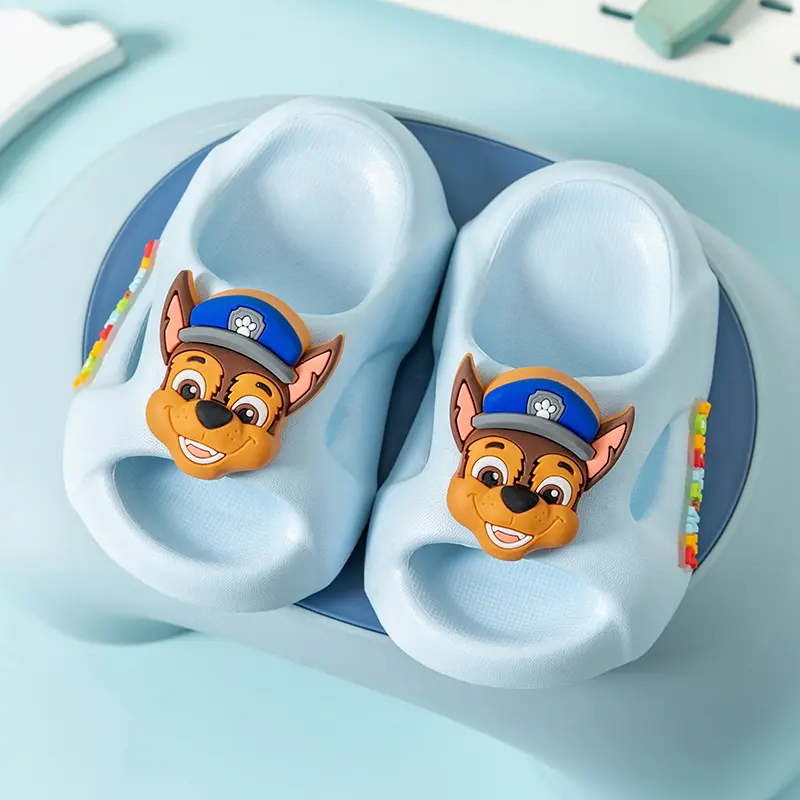 PAW PATROKids' Cartoon Dog Hole Shoes Baby Indoor and Outdoor Sandals Boys Girls Home Heel Wrap Non-Slip Wear-Resistant Slippers