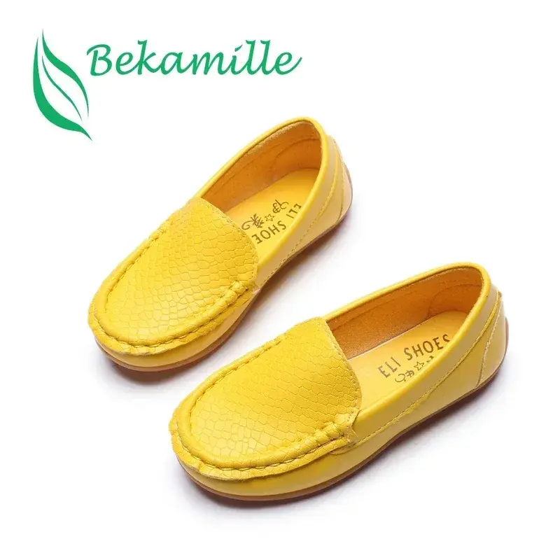 Spring Autumn Children Shoes Boys Girls Casual Sneakers Soft Bottom Leather Shoes Kids Baby Casual Shoes Many Colors Size 21-36