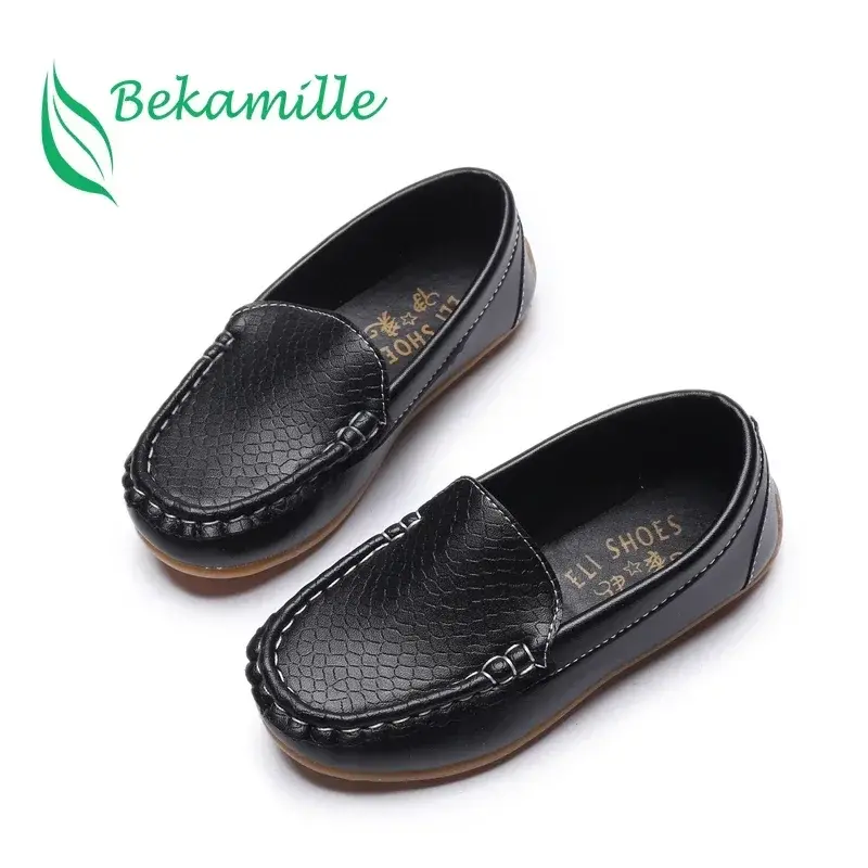 Spring Autumn Children Shoes Boys Girls Casual Sneakers Soft Bottom Leather Shoes Kids Baby Casual Shoes Many Colors Size 21-36