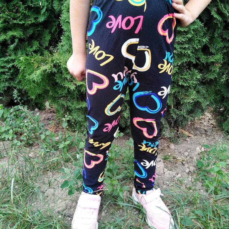 Children Kids Baby Girls Leggings Autumn Print Flowers Cartoon Leopard Pattern Girl Pants
