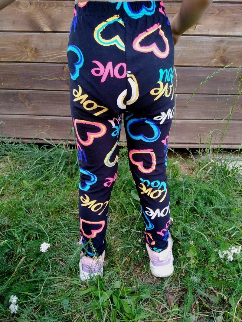 Children Kids Baby Girls Leggings Autumn Print Flowers Cartoon Leopard Pattern Girl Pants