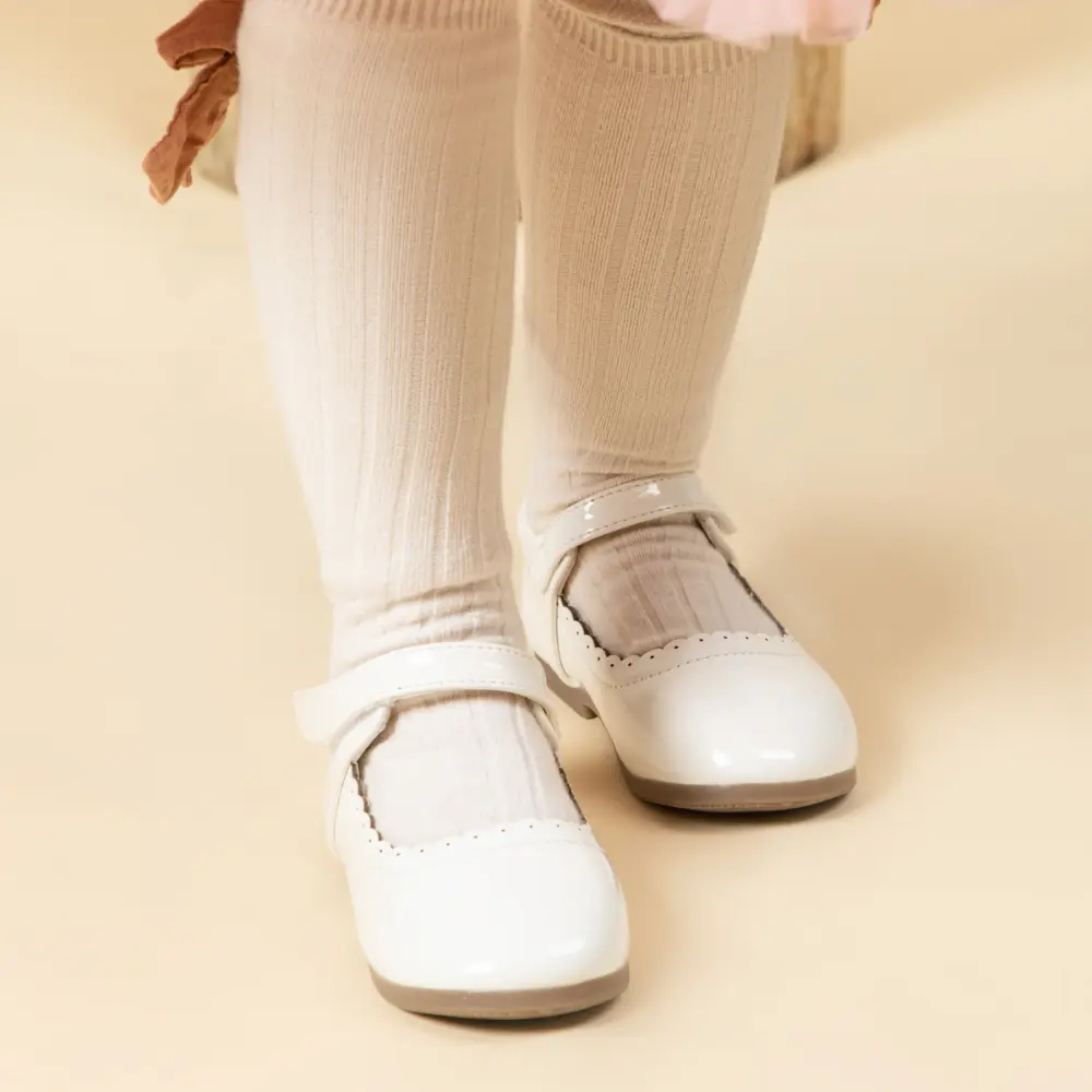 Girls Soft Bottom Multi-color Leather Spring Autumn New Baby Girl Bright Color Leather England Style Breathable Princess Shoes