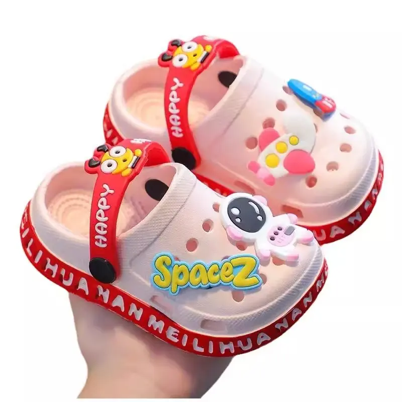 Children's  Shoes Cartoon Baby Soft-Soled Sandals – Ultra-Light Anti-Slip Infant Closed-Toe Sandals for Boys & Girls Beach