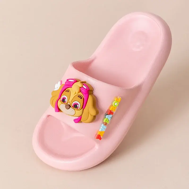 PAW PATROKids' Cartoon Dog Hole Shoes Baby Indoor and Outdoor Sandals Boys Girls Home Heel Wrap Non-Slip Wear-Resistant Slippers