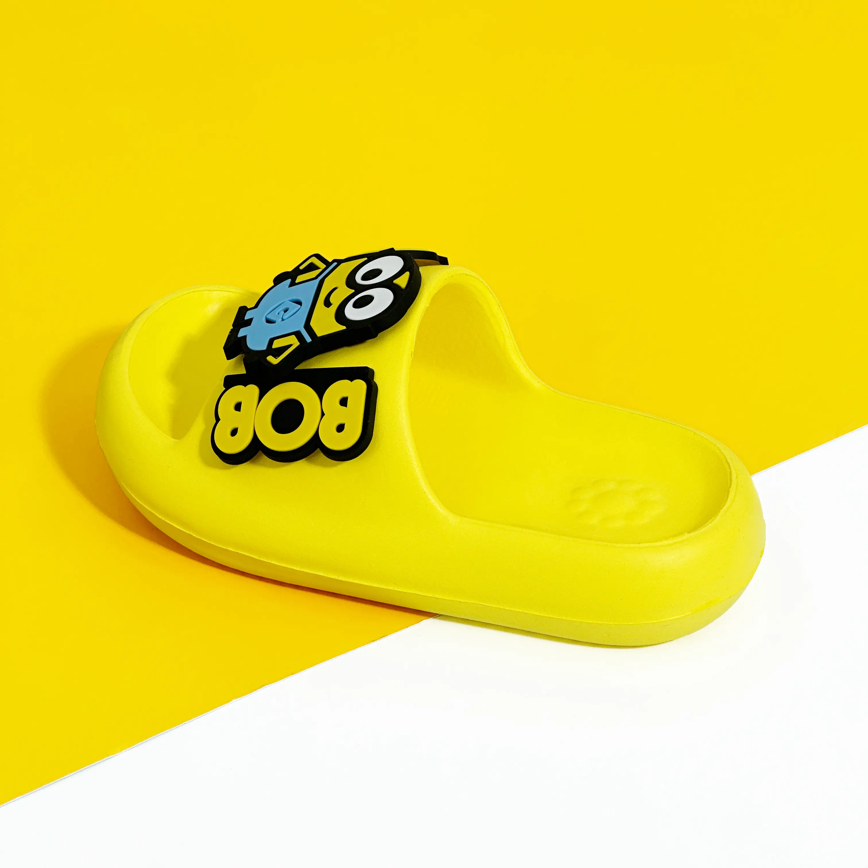 MINIONS Children's Slippers Yellow Banana Indoor Toddler Slides Boys And Girls Bathroom Non-slip Outdoor Sandals