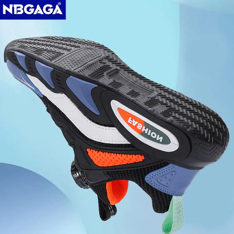 Fashion Children Boys' Basketball Shoes Comfortable Lightweight Walking Footwear Breathable Kids Casual Mesh Running Sneaker