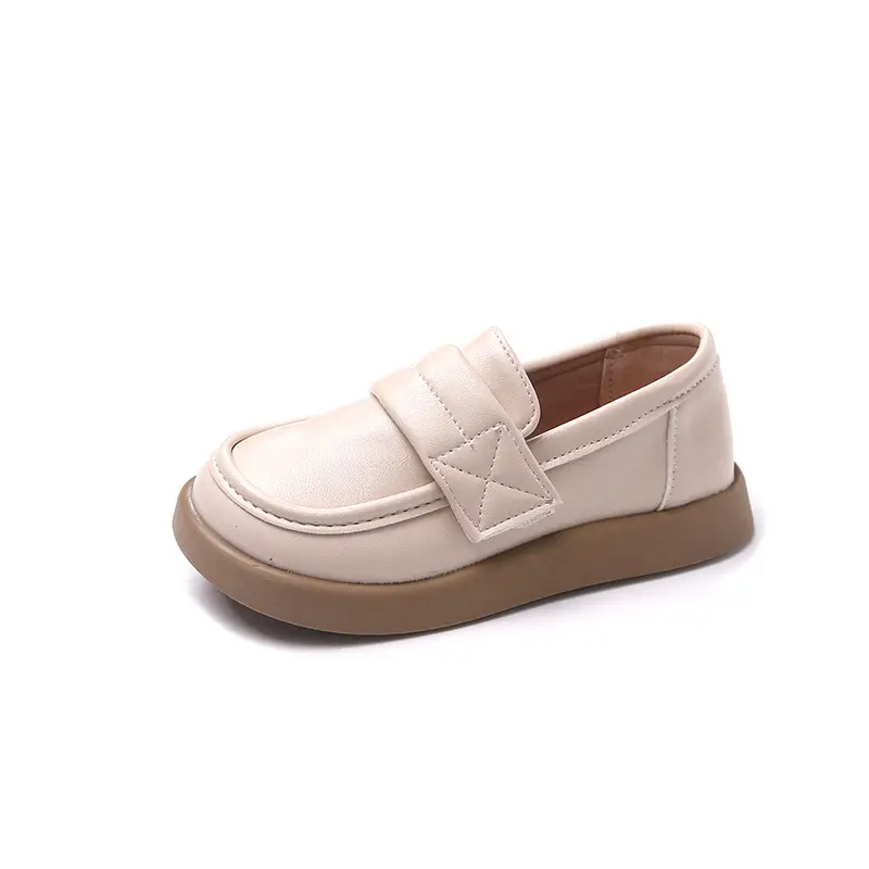 2024 Summer New Children Leather Shoes for Girls Fashionable Soft Comfortable Princess UK Style Mary Jane Elegant Dress Shoes