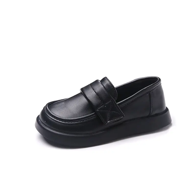 2024 Summer New Children Leather Shoes for Girls Fashionable Soft Comfortable Princess UK Style Mary Jane Elegant Dress Shoes