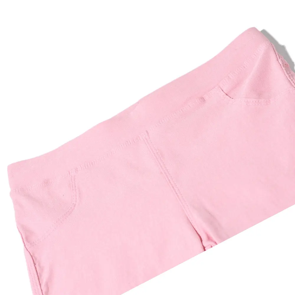 3-12Y Spring Summer Girls Pencil Pants Children Candy Colors Trousers Elastic Thin Baby Leggings Kids Slim Fit Imitation Jeans