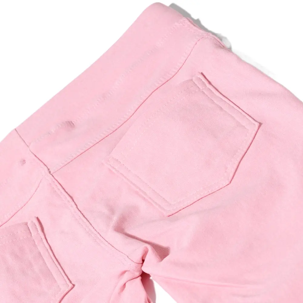 3-12Y Spring Summer Girls Pencil Pants Children Candy Colors Trousers Elastic Thin Baby Leggings Kids Slim Fit Imitation Jeans