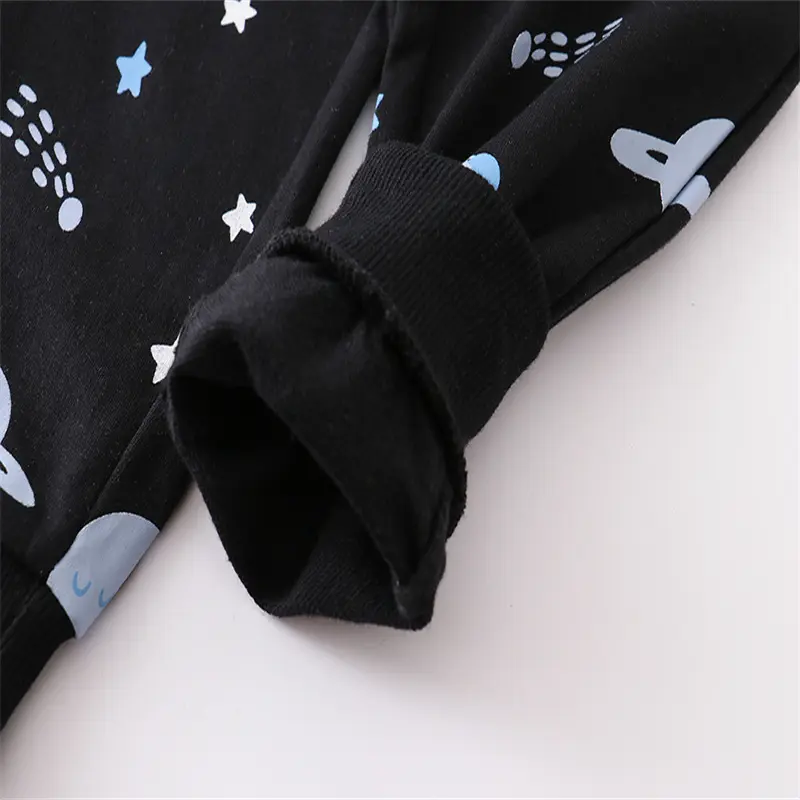 Jumping Meters 2-7T Boys Girls Sweatpants Space Print Drawstring Toddler Kids Trousers Full Length Pants Baby Autumn Spring