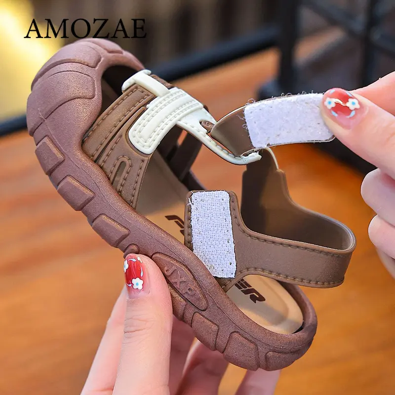 2025 Summer Baby Boys Girls Sandals Children Beach Sandals Cartoon Infant Toddler Shoes Comfortable Soft Sole Kids Student Shoes