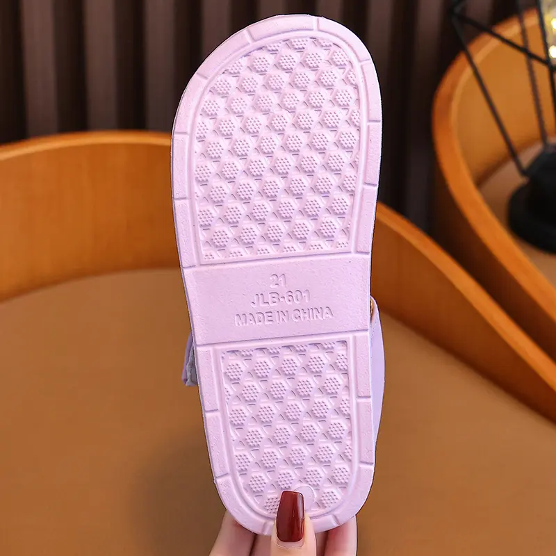 Miniso Child Beach Shoes for Sea Summer Girls Gladiator Sandals Baby Soft Non-slip Sanrio Shoes Boy Roman Flip-flops