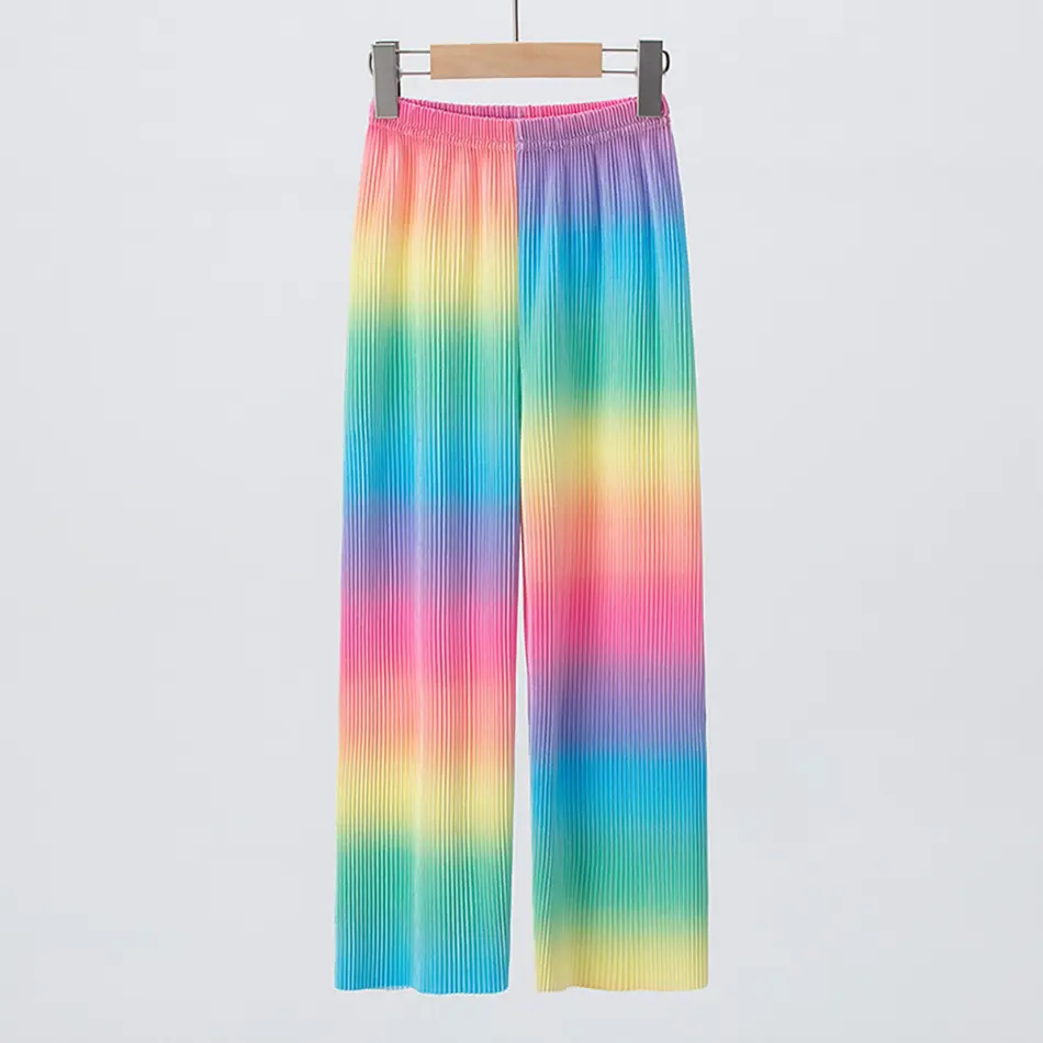 Girls Pants Summer Thin Children Ice Silk Mosquito Proof Pants Long Pants Fashionable Comfortable Girls Casual Children Clothing