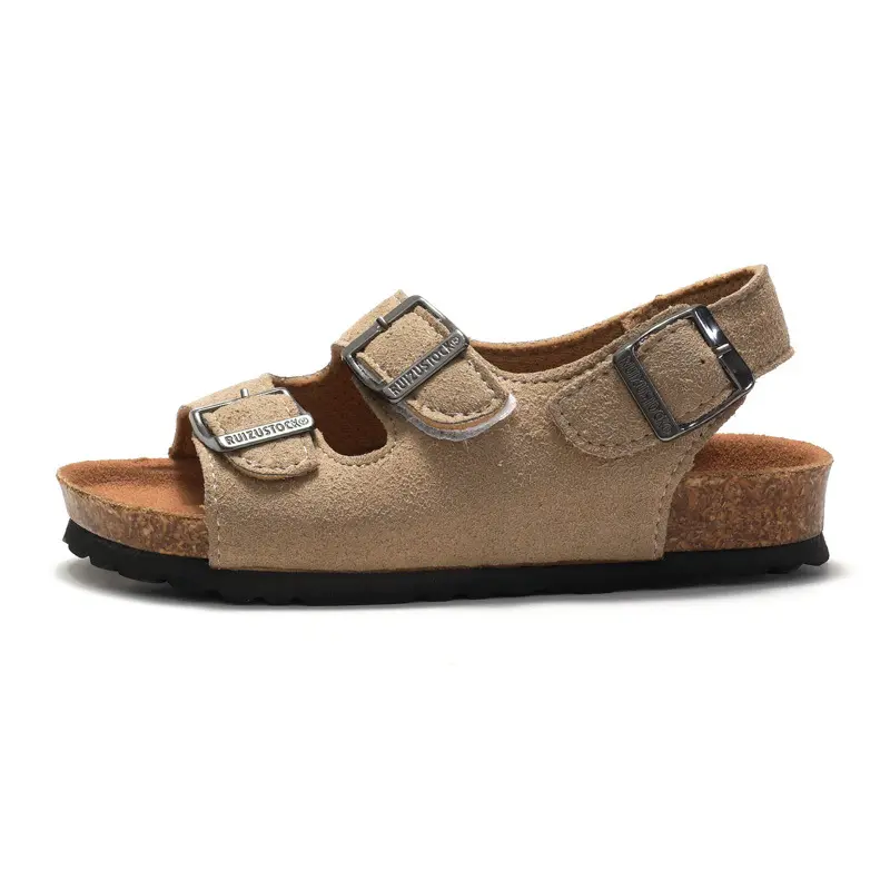 New Sandals Child Footwear For Children Sandals Girls And Boys Sandals Breathable Flats Shoes Summer Comfortable cork sandals
