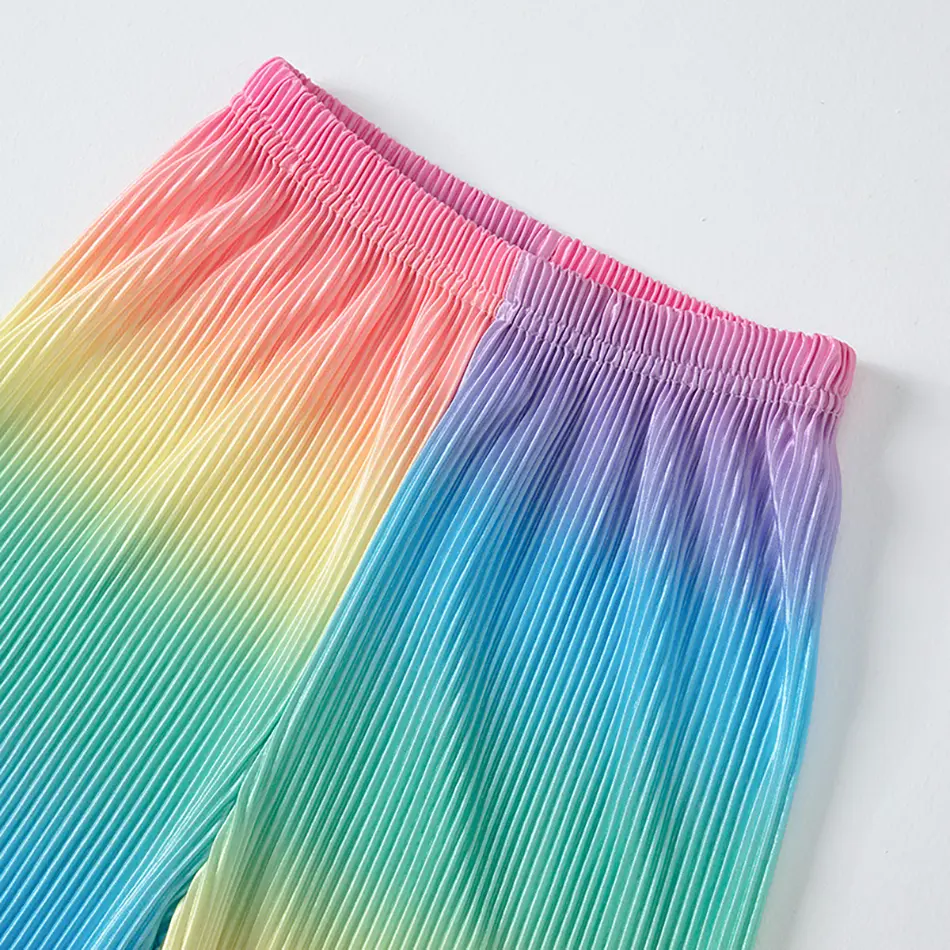 Girls Pants Summer Thin Children Ice Silk Mosquito Proof Pants Long Pants Fashionable Comfortable Girls Casual Children Clothing