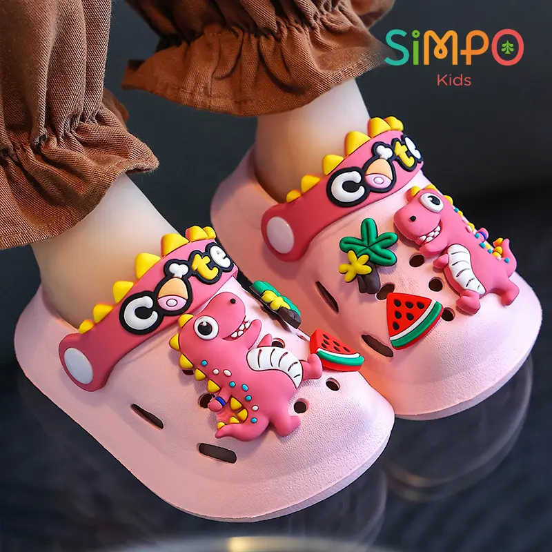 New Summer Sandals Children's EVA Slippers Baby Girls Shoes Breathable Non-slip For Indoor Outdoor Beach Slippers