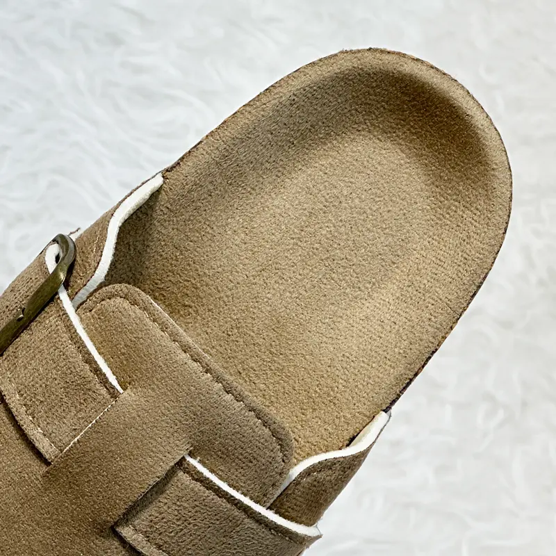 1 Pairs of Women's Casual Closed Toe Flip-flops Summer Outdoor Slippers Couple's Flannel Sandals Comfortable Non-slip Slides