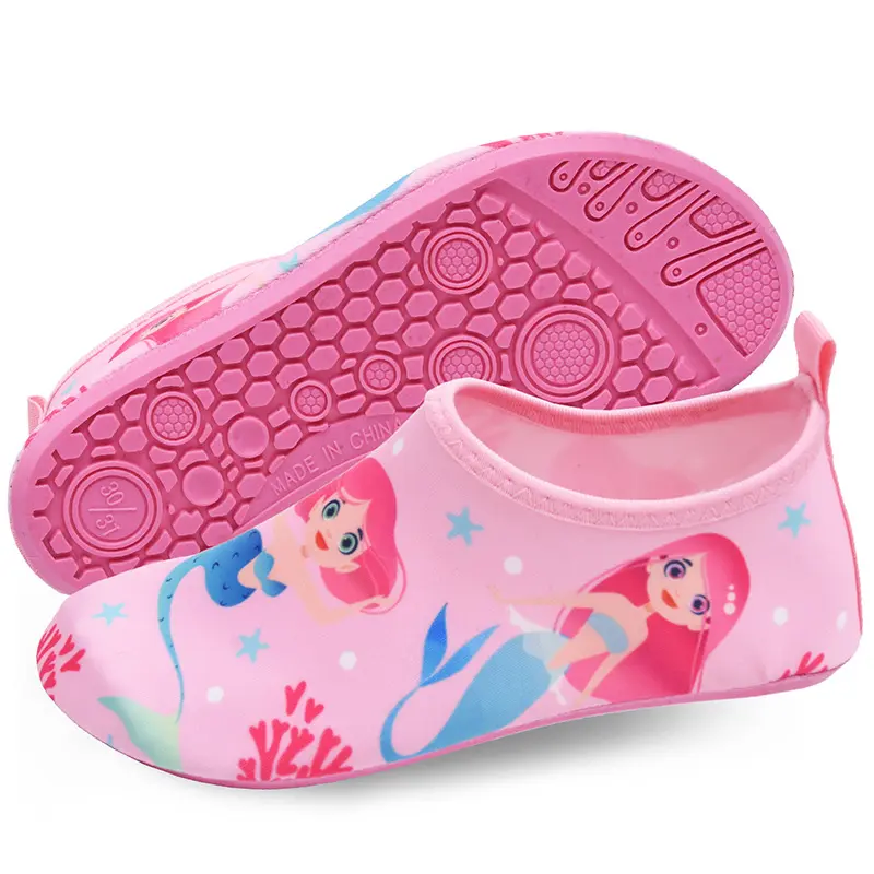 Children Water Beach Shoes Girls Swimming Shoes Quick-Drying Aqua Shoes Boys Soft Floor Indoor Slipper Snorkeling Swim Socks