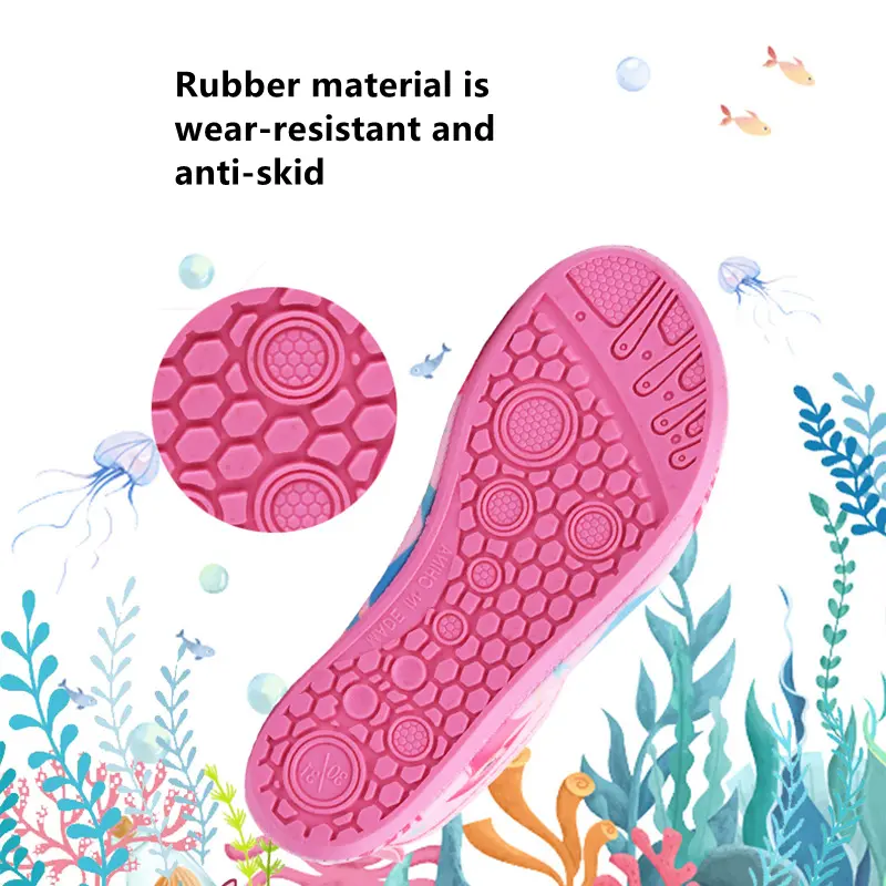 Children Water Beach Shoes Girls Swimming Shoes Quick-Drying Aqua Shoes Boys Soft Floor Indoor Slipper Snorkeling Swim Socks
