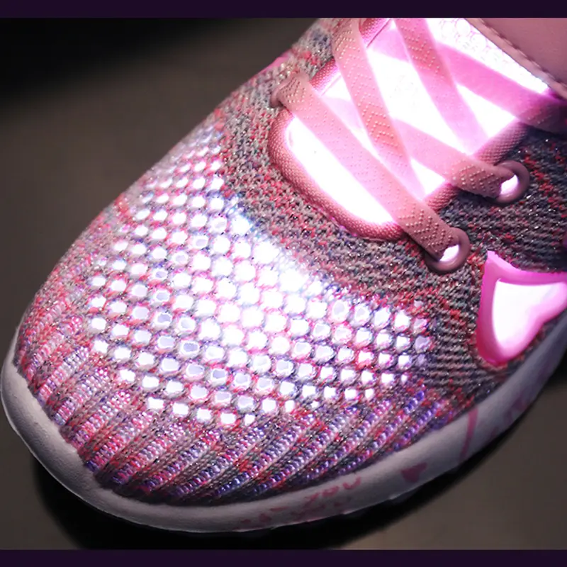 Girls Casual Shoes Light Mesh Sneakers Kids Summer Children Spring Autumn Tenis Cute Sport Cartoon Female Running Sock Footwear