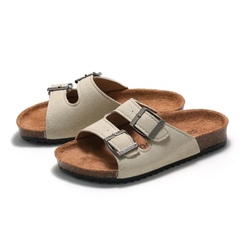 Slippers Summer Girl Boy Shoes Child Shoes Casual Cork Non-slip Comfortable Flat Bottom Kid Slippers Students Dormitory Slippers