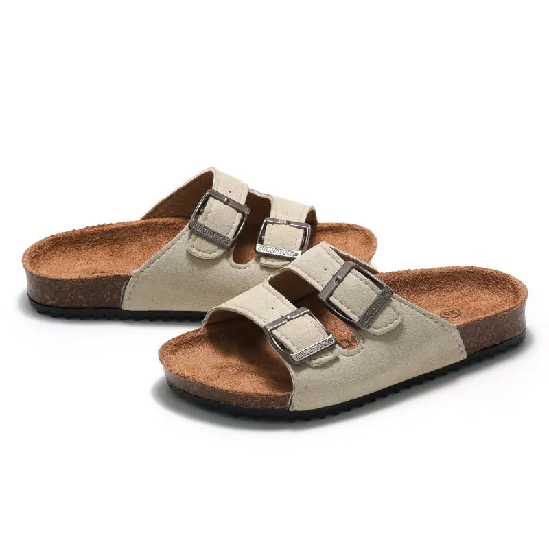 Slippers Summer Girl Boy Shoes Child Shoes Casual Cork Non-slip Comfortable Flat Bottom Kid Slippers Students Dormitory Slippers
