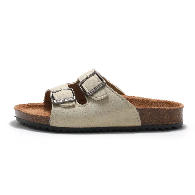 Slippers Summer Girl Boy Shoes Child Shoes Casual Cork Non-slip Comfortable Flat Bottom Kid Slippers Students Dormitory Slippers