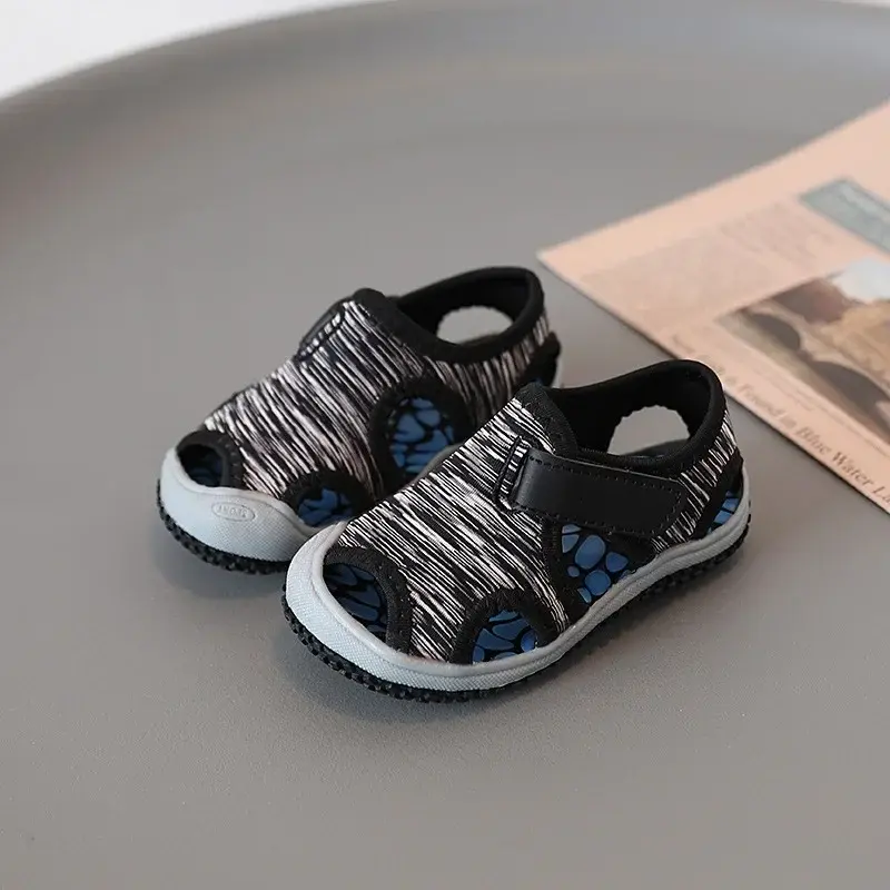 Summer Baby Girl Boy Sandals Children Beach Sandals Soft Bottom Non-slip Infant Toddler Shoes Outdoor Anti-collision Kids Shoes