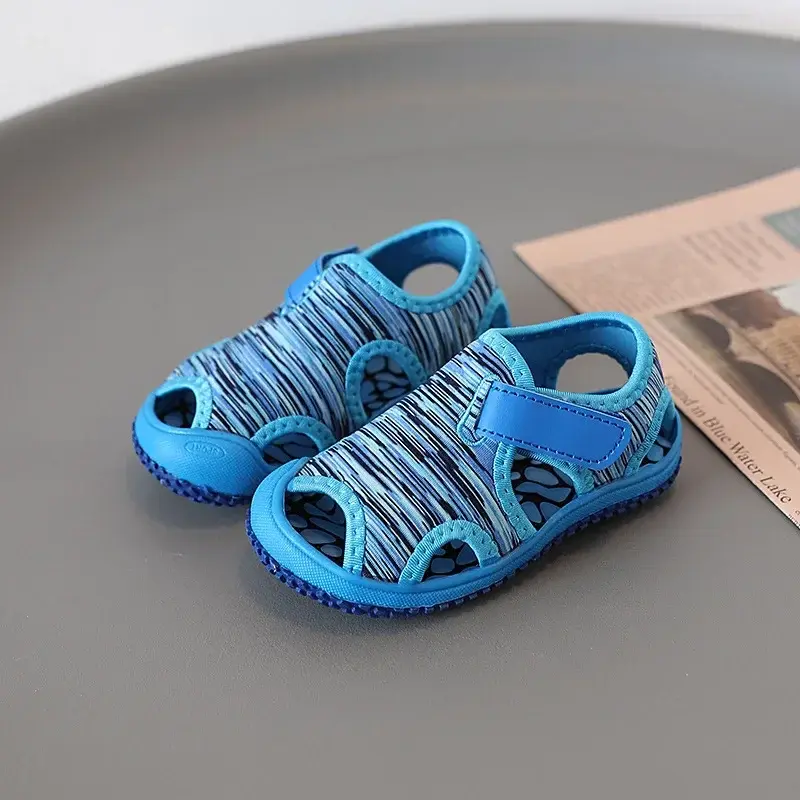 Summer Baby Girl Boy Sandals Children Beach Sandals Soft Bottom Non-slip Infant Toddler Shoes Outdoor Anti-collision Kids Shoes