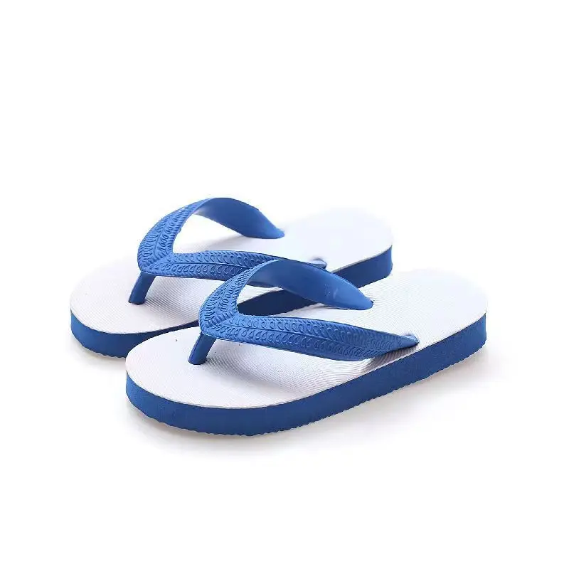 Children's slippers, fashionable parent-child flip flops, anti slip rubber sandals for boys and girls aged 3-12, beach sandals f