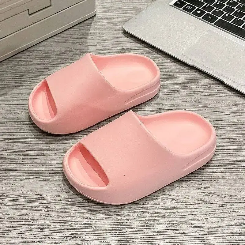 Summer Solid Boys Girls Slippers EVA Casual Beach Shoes For Children Comfortable Outdoor Soft Bottom Kids Slippers