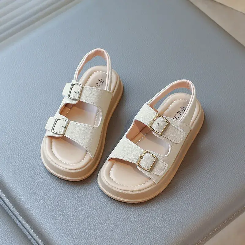2025 Children Sandals for Girls and Boys Summer New Fashionable Korean Style Comfortable Soft Sole Casual Cute Beach Shoes