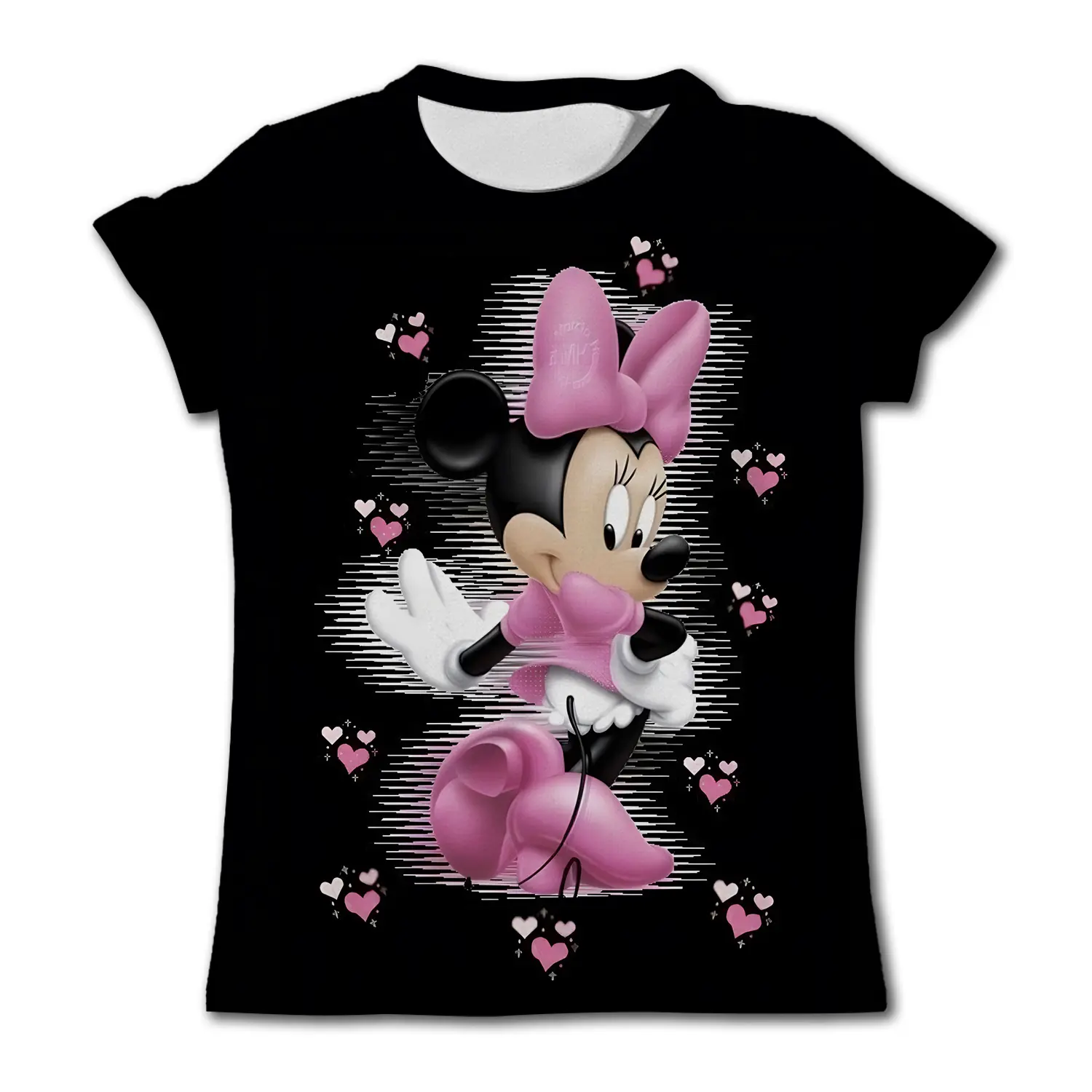 T Shirt for Kids Girls Child T-shirt Minnie Mouse Graphic Short Sleeve Girls' Clothing Casual Baby Clothes Cartoon Boys Shirts