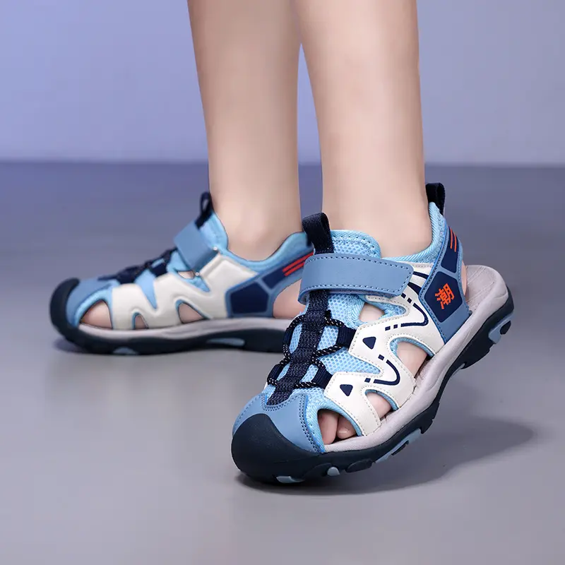 Kids Cute Sandals Lightweight EVA Soft Sole Comfortable Outdoor Play Children's Sandals for Boys and Girls Quick-Dry Design