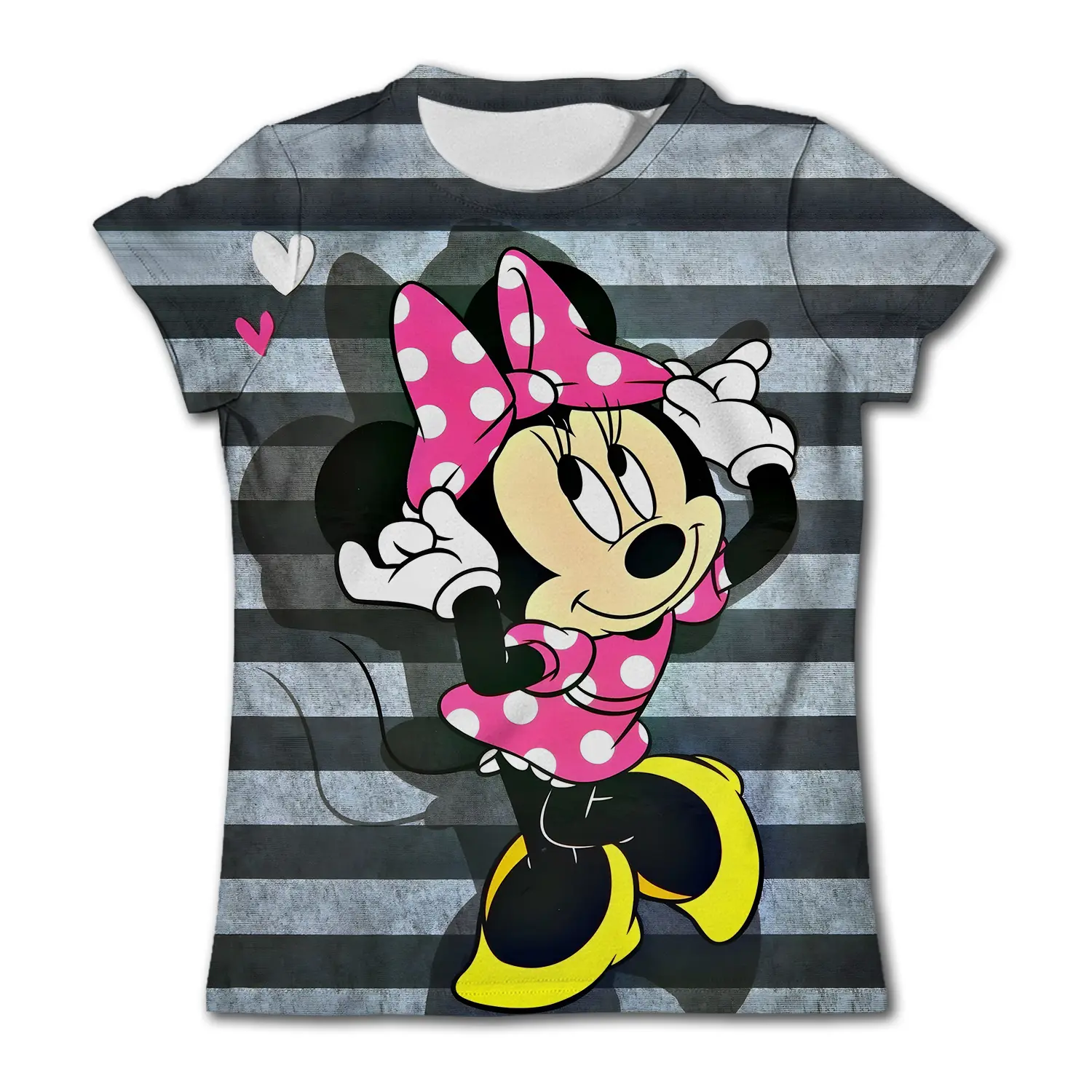T Shirt for Kids Girls Child T-shirt Minnie Mouse Graphic Short Sleeve Girls' Clothing Casual Baby Clothes Cartoon Boys Shirts